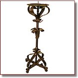 WroughtIronCandleHolder175